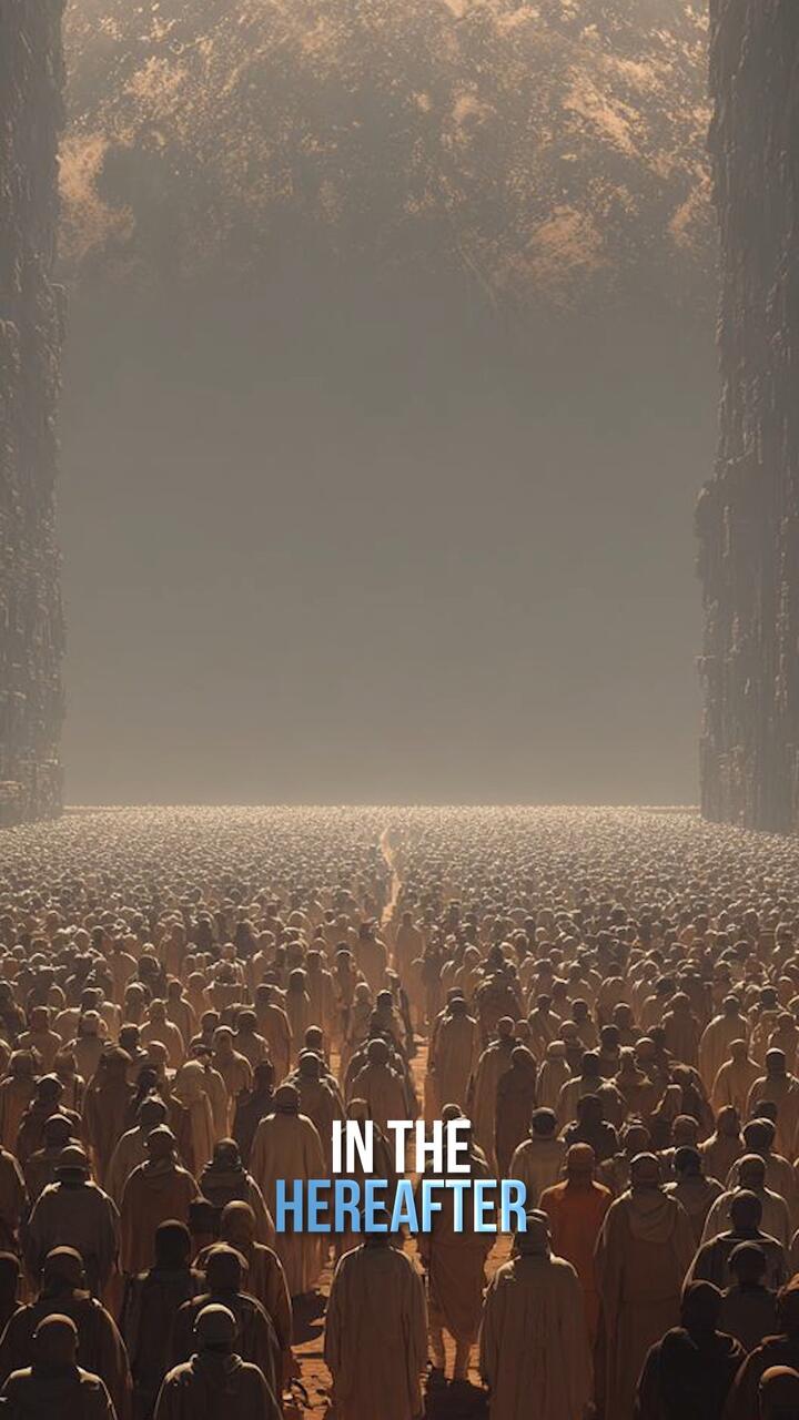 Salik Foundation reel — a misty scene reflecting on the hereafter